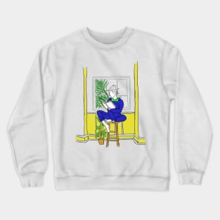 visual art girl Crewneck Sweatshirt